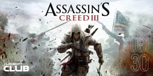 لعبة Assassin’s Creed III هي آخر لعبة مجانية ضمن عروض الذكرى الـ 30 لـ Ubisoft